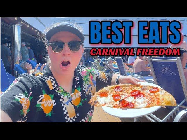 BEST FOOD on the CARNIVAL FREEDOM CRUISE! | Vlog #50