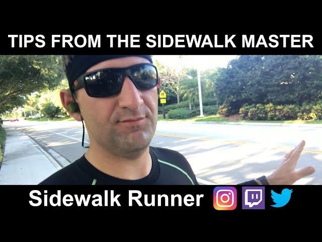 Tips for Sidewalk Running - The Sidewalk Runner