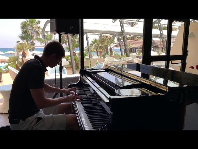 Grig etude in memory of Chopin, performed by Anton Abyzov, Palm Beach Hotel, Cyprus 2019