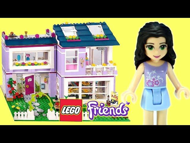 Lego Friends Emma's House Building Set Stop Motion Build Review