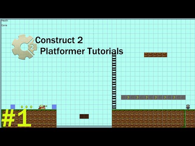 #1 Complete Platformer Tutorial - Main Menu (Construct 2)