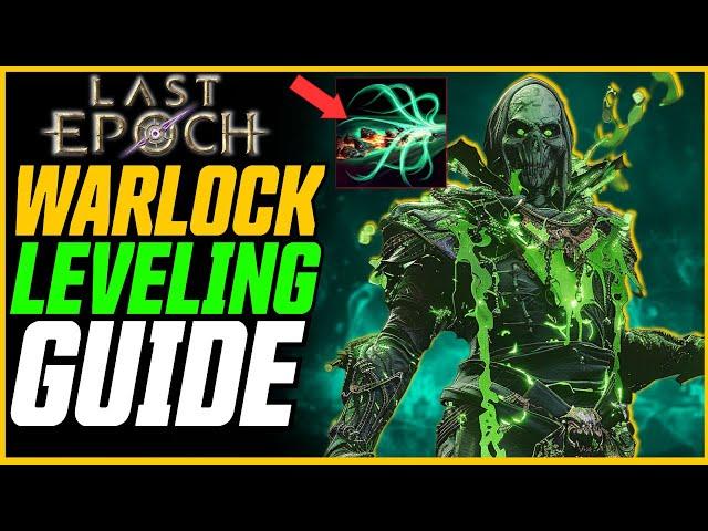 BEST Warlock Leveling Build For Day 1! Cthonic Fissure Warlock // Last Epoch Cycle 1.0 Build Guide