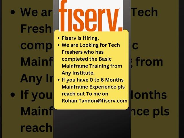 Hiring Freshers| shorts| IT Jobs