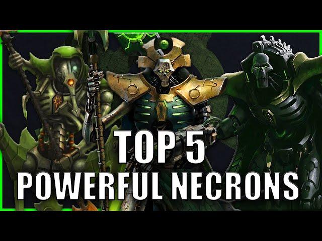 Top 5 Best Necron Characters | Warhammer 40k Lore