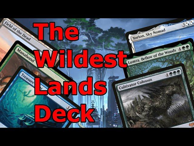 THIS LANDS DECK IS BEYOND WILD- Bant Yorion Living Wish Lumra Field of the Dead Lands (Legacy MTG)