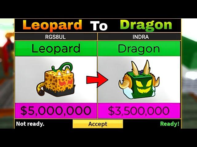 Trading From Leopard To Highest Demanded Dragon Fruit || Spend 100+ Hours