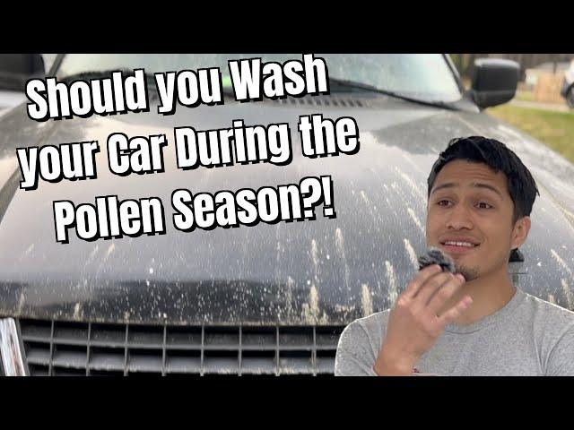 Should you Wash your Car during the Pollen Season?! - Izaguirre Mobile Detailing