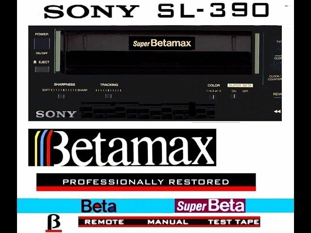 1989 Sony SL-390 Super Betamax VCR