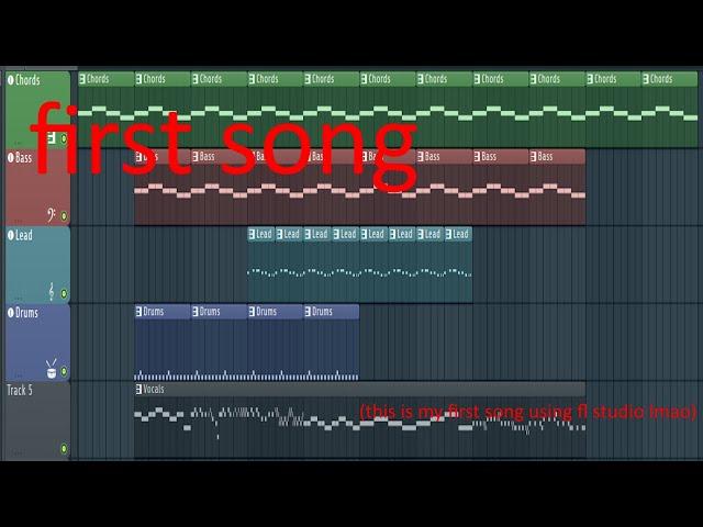 the first song i made in fl studio lmao