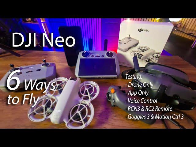 DJI Neo Review - A Great Way to Start FPV with SIX Different Ways to Control