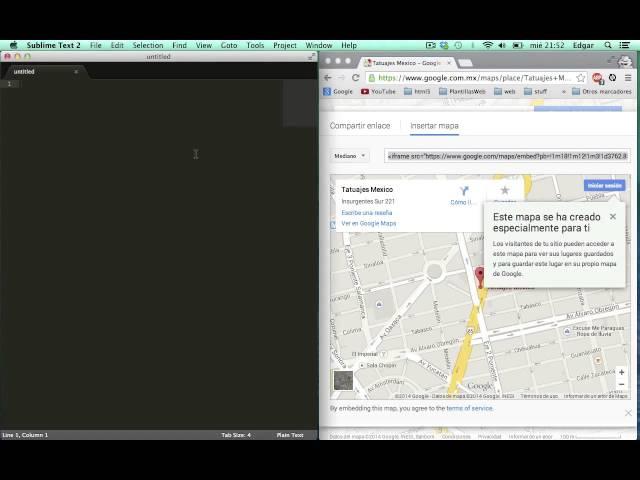 Insertar Mapa de Google Maps en HTML