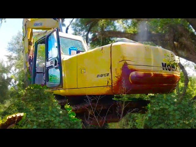 Man Finds HUGE EXCAVATOR LEFT BEHIND In Forrest AND BUYS IT!