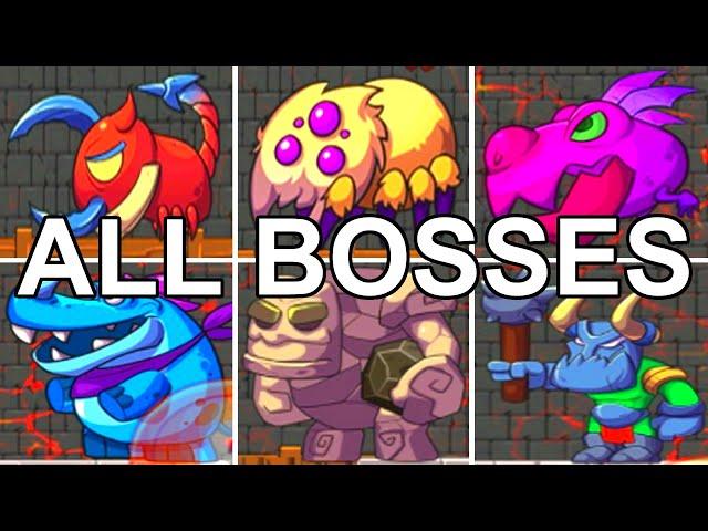 Leo's World - All Bosses | Beating ALL BOSSES