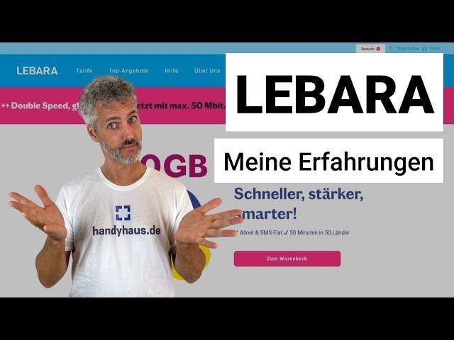 LEBARA » Tarife, Erfahrungen & mein Fazit