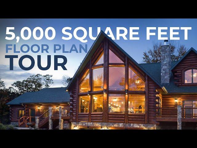 Luxury Log Home Tour!