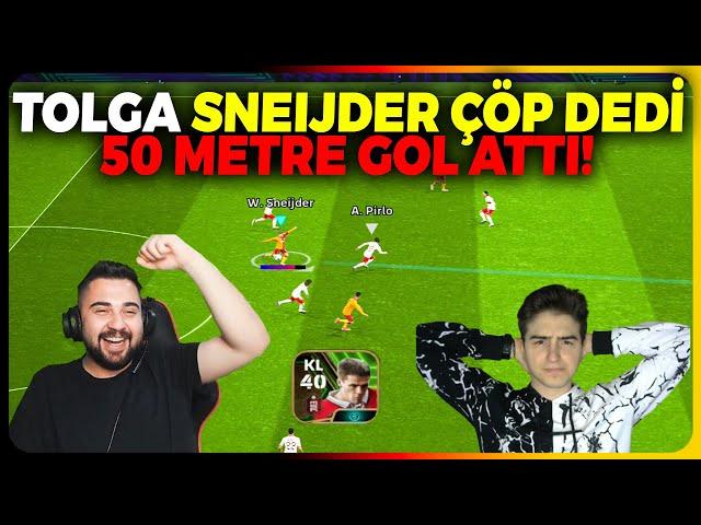 TOLGA SNEIJDER'E ÇÖP DEDİ! SNEIJDER 50 METREDEN İNANILMAZ GOL ATTI!  eFootball Mobile 2024