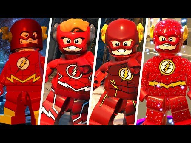 The Flash Evolution in LEGO Videogames (w/All DLC)