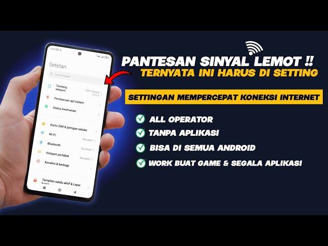 Jaringan Lemot?? Pantes Cobain Settingan Terbaru Cara Mempercepat Koneksi Internet Di Semua Android