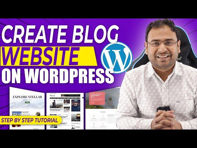 Create a Basic Blog Website in Wordpress Step by Step (For Beginners) | Wordpress Course #2