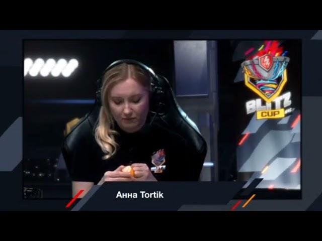 Аня Tortik ест лимон на Blitz Cup (Шок смотреть всем!)