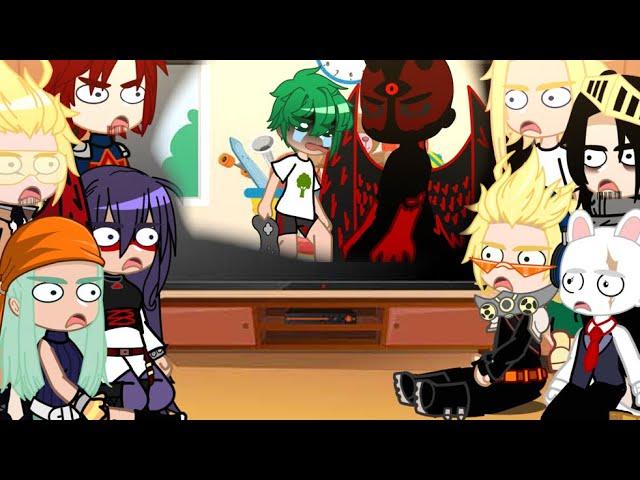 Pro heroes, LOV and Parents react to “ a chat ?” || mha/bnha || Gacha Club/Life || my AU ||