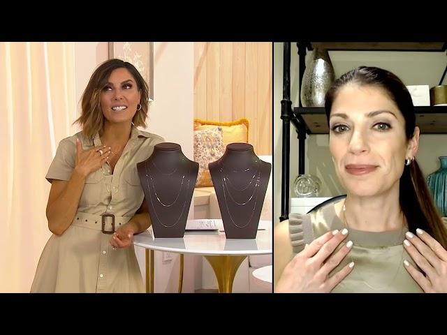 EternaGold Snake Link 16"-30" Necklace, 14K Gold on QVC