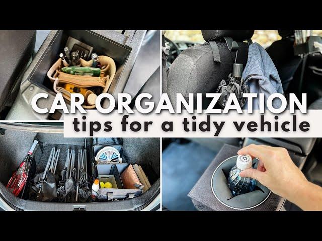 REALISTIC CAR ORGANIZATION IDEAS | 15 Organizers, Cleaning Tools, & Storage Tips For A Tidy Vehicle