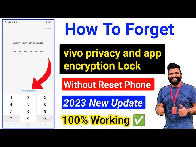 Forget App Lock ! Forget privacy and App Encryption Password in vivo Phones ! With Backup ? 2023