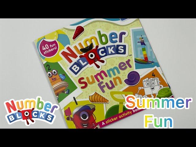 Numberblocks book ~ Summmer Fun ~ 1️⃣2️⃣3️⃣