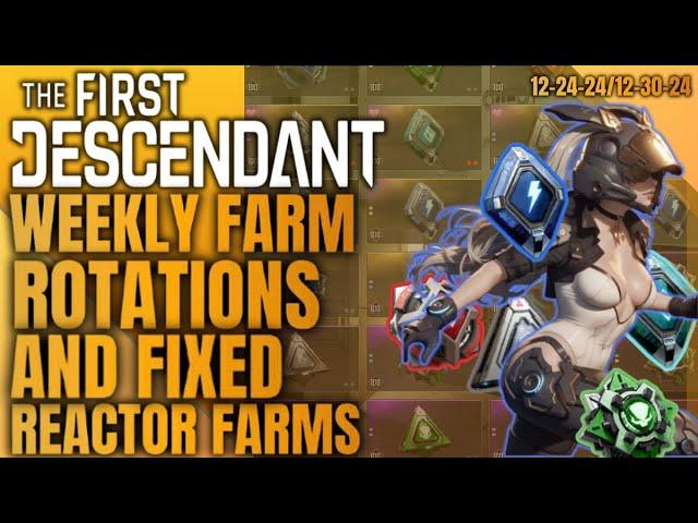 Best Reactor Farms for the Week - Farming Tips! - The First Descendant