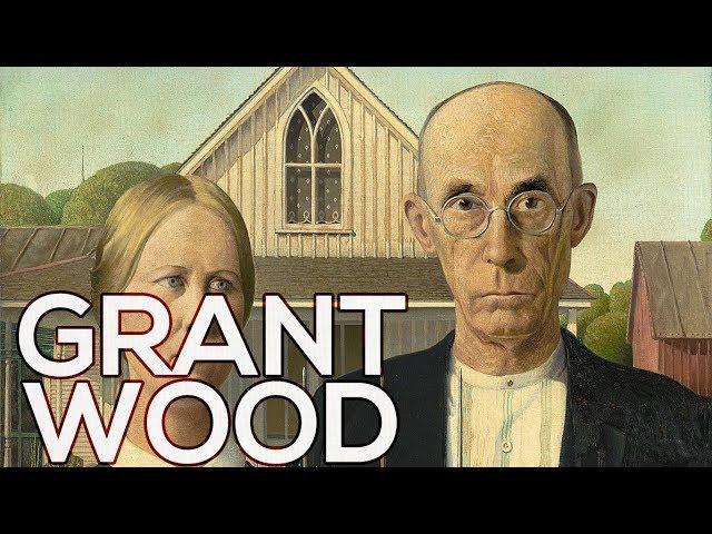 Grant Wood: A collection of 87 works (HD)