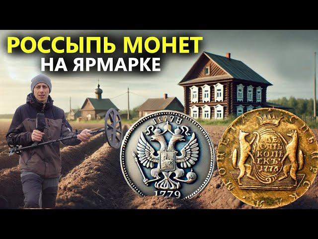 ОНИ ПОСЫПАЛИСЬ ИЗ ЯМЫ КОГДА КОПНУЛ ЛОПАТОЙ. Коп поиск монет 2024