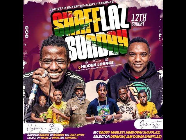 Selector Denoh ft  supper talented MCee Daddy Marley.  Fivestar vol #2 inside Hidden Lounge