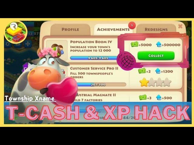 TOWNSHIP HACK T-CASH & XP 2023 #township #townshiphack #gameguardian