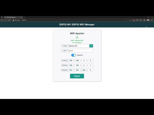 ESP32 #01 WiFi Manager