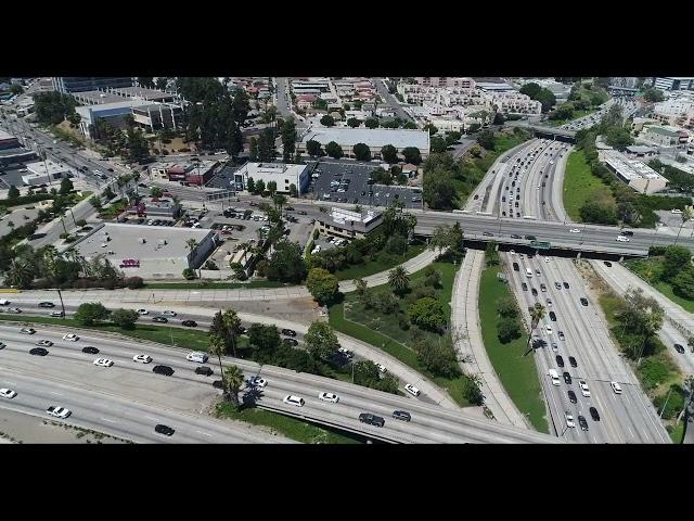 The Stack   Four level interchange drone