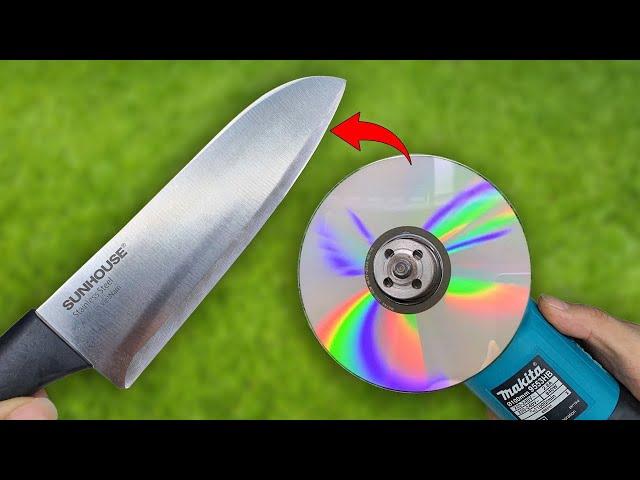 Knife Like Razor Sharp! Sharpen Any Knife in 1 minute with these Great Tools you Won't Believe.