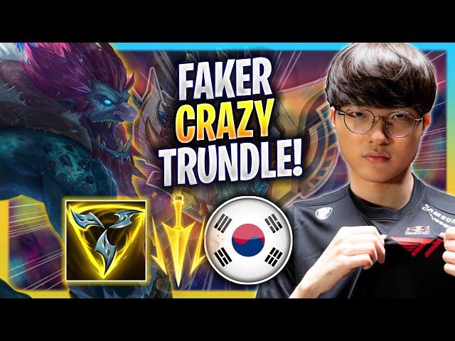 FAKER IS SO CRAZY WITH TRUNDLE! - T1 Faker Plays Trundle TOP vs Jax! | Season 2023