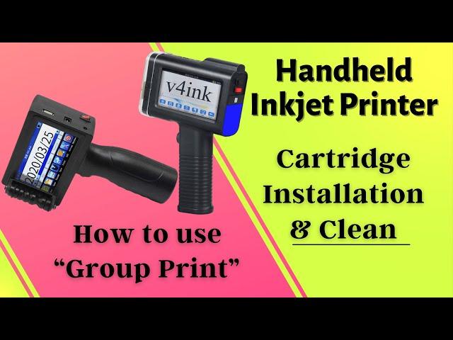 Handheld Inkjet Printer | Portable Inkjet Printer