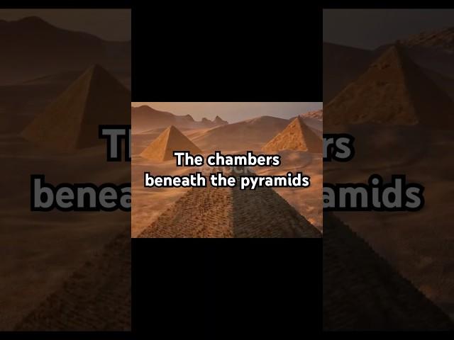 The chambers beneath the pyramids. #history #pyramidsofegypt #ancienthistory #pyramid #ancient