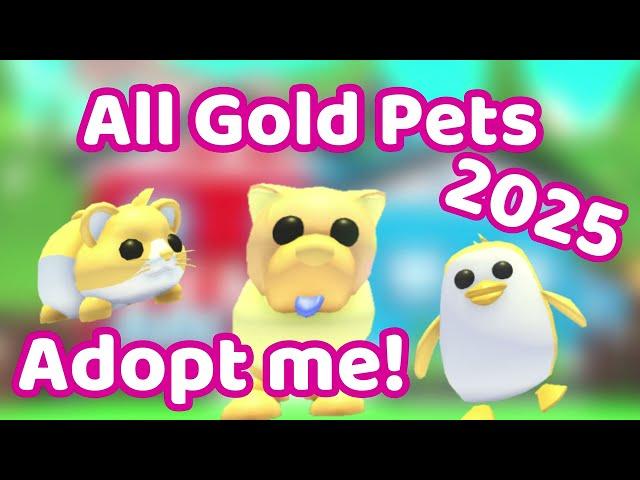 Every Gold Pet in Adopt me 2025 Complete Guide Cost, Rarity, From