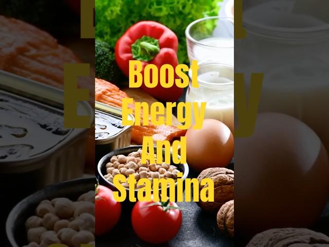 Nutrients You Need To Boost Energy And Stamina #shorts #healthtips