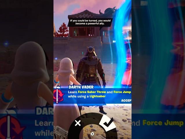 DARTH VADER LIGHTSABER IN FORTNITE #Shorts #fortnite