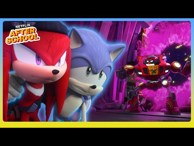 Nine DRAINS Sonic's Prism Energy  Sonic Prime | Netflix After School