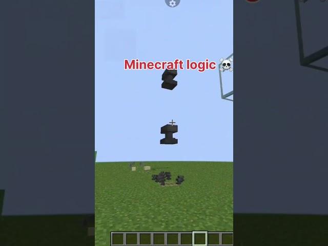 Minecraft logic #minecraft #channel #comedy #gaming