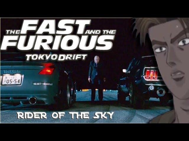 FAST AND THE FURIOUS TOKYO DRIFT (Sean) MUSTANG VS (D.K.) 350Z 「INITIAL D RIDER OF THE SKY AMV」