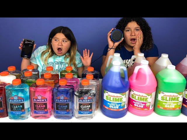 SIRI VS ALEXA PICKS MY SLIME INGREDIENTS