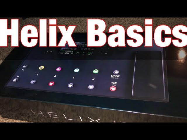 How to use the Line 6 Helix LT, the basics