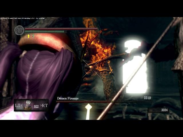 Dark Souls Boss Cheese #11 - Demon Firesage (easy kill)