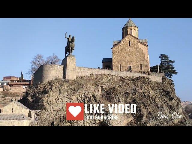 Набережная реки Кура. Метехи. Старый Тбилиси. Old Tbilisi. Embankment of the Kura. Metekhi სანაპირო